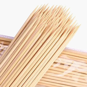 14" Bamboo Barbecue, Kebob, Fondue & Marshmallow Stick Skewers